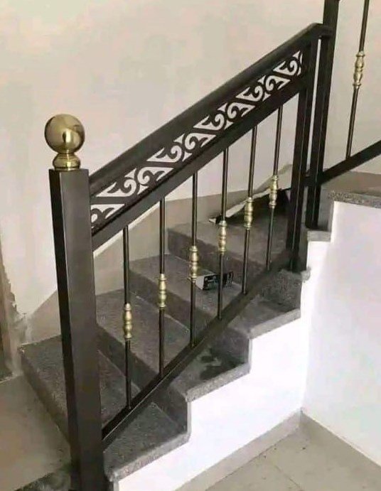 Fabricone - Brass stair railing